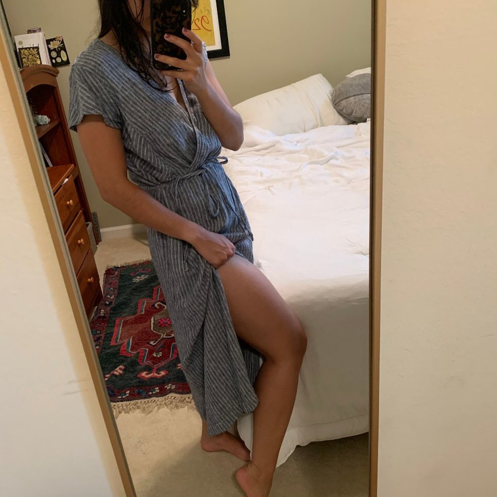 BR Classic Stripped Maxi Dress